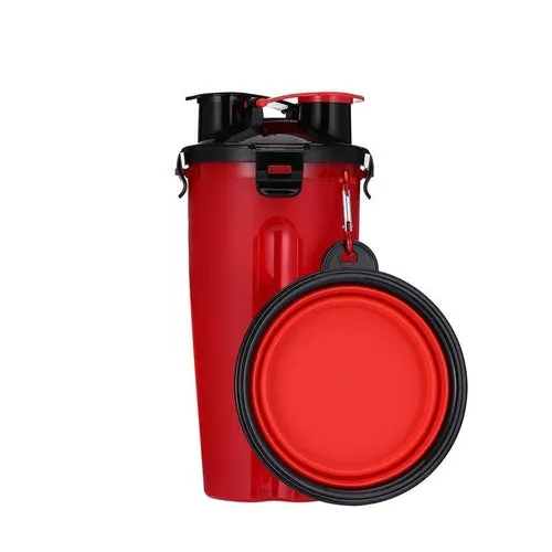 Water Bottle with Bowls-2 in 1 Dog Drinking