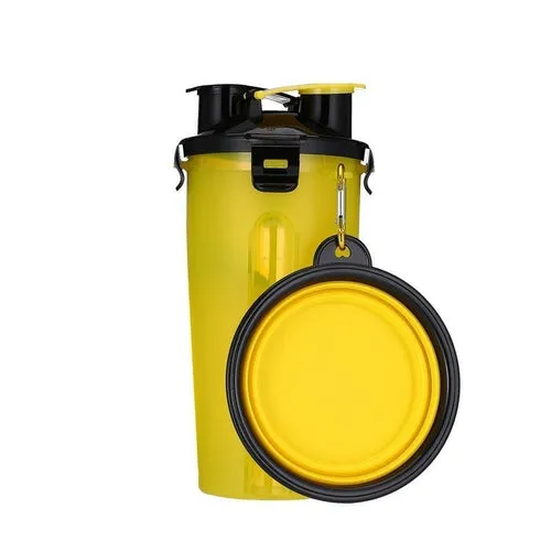Water Bottle with Bowls-2 in 1 Dog Drinking