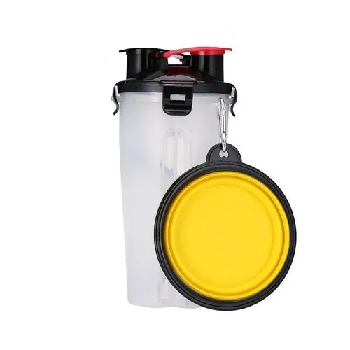 Water Bottle with Bowls-2 in 1 Dog Drinking