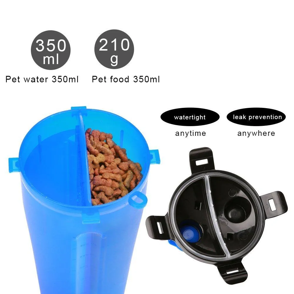 Water Bottle with Bowls-2 in 1 Dog Drinking