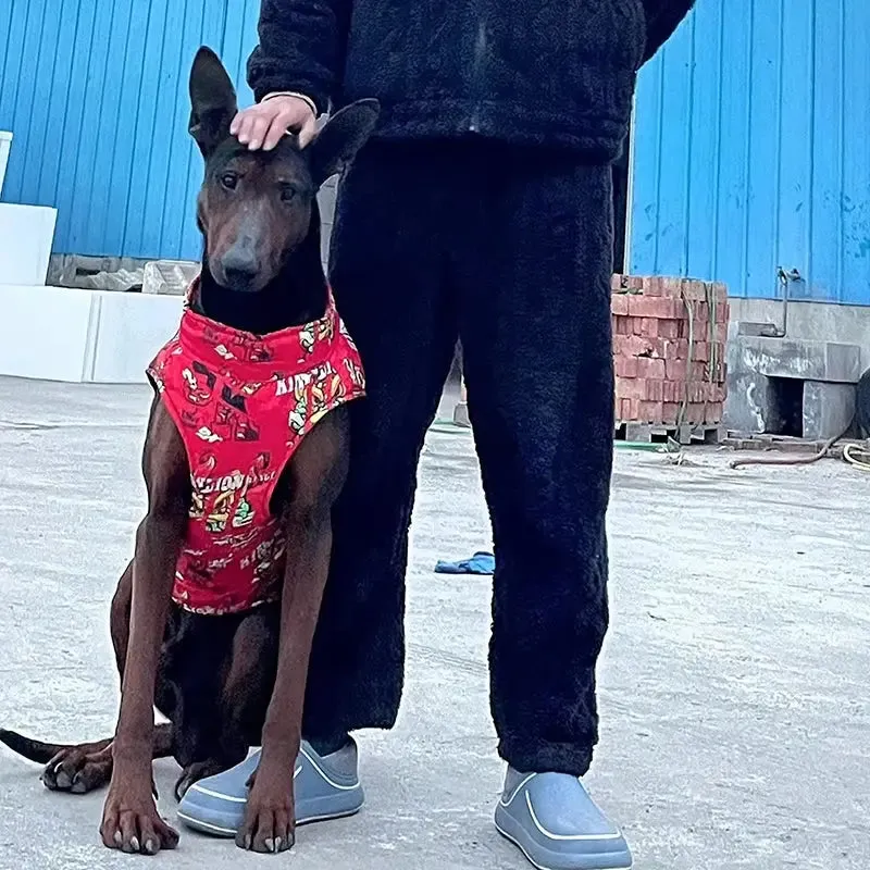 Waterproof Dog Jacket with Traction Buckle