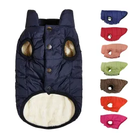 Winter Warmth Dog Jacket - Fleece-Lined for Comfort