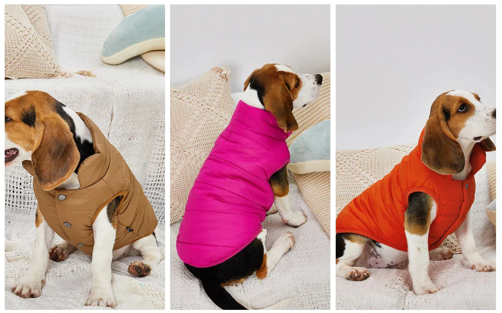 Winter Warmth Dog Jacket - Fleece-Lined for Comfort