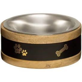 Wooden Ring Dog Bowl